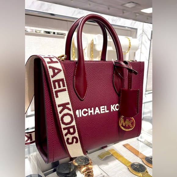 Michael Kors Mirella Small Pebbled Leather Crossbody Bag - Picture 2 of 16